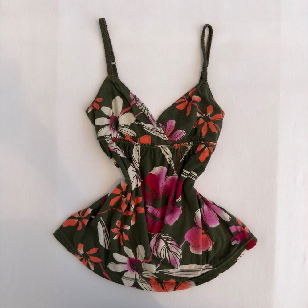 Vintage Y2K Aeropostale floral tank top Size M
